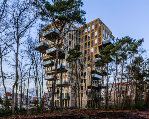 belvedere tower in hilversum by rené van zuuk widens upwards