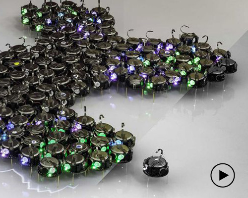 bio-inspired swarm robots form structures without instruction