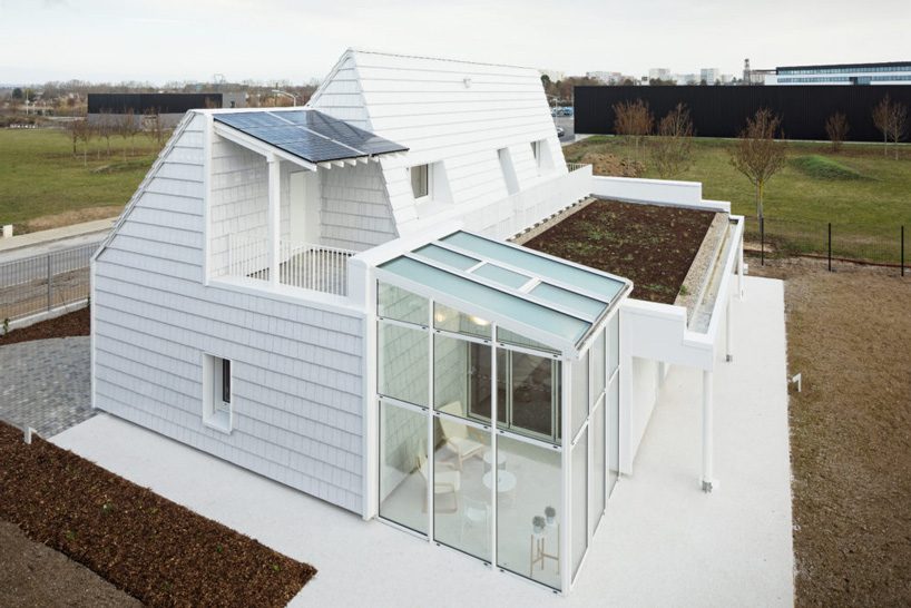 bruno rollet architecte completes two connected houses in northeastern france