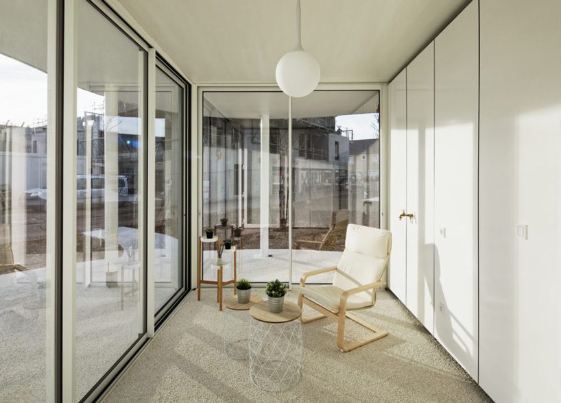 bruno rollet architecte completes two connected houses in northeastern france