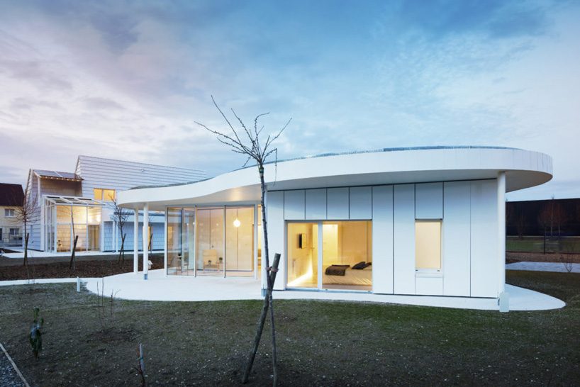 bruno rollet architecte completes two connected houses in northeastern france