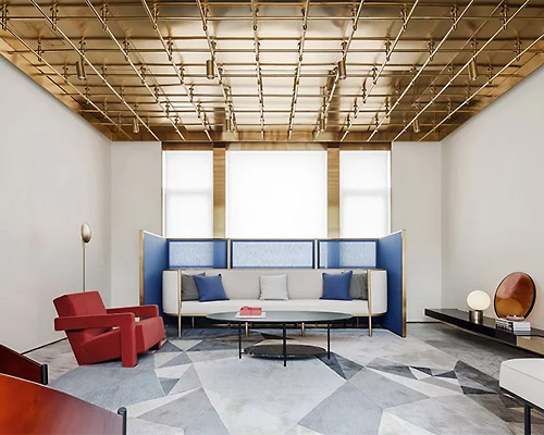 co-direction uses marble and bronze stainless steel to create exquisite interior in china