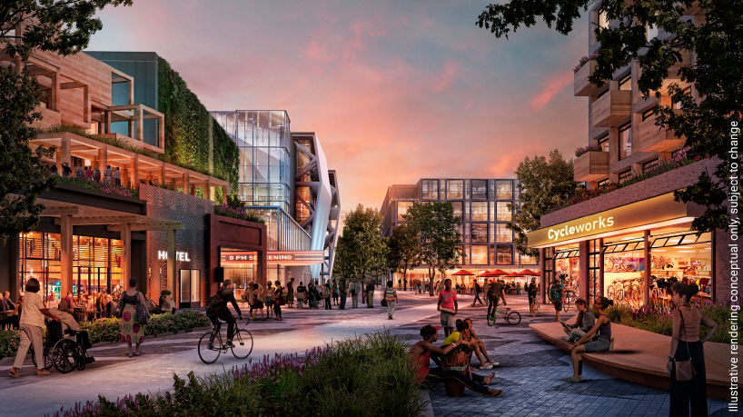 google unveils masterplan for village-like campus in mountain view, california