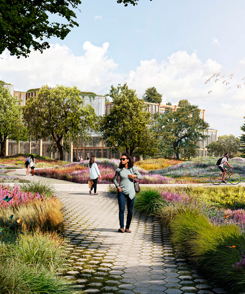 google unveils masterplan for village-like campus in mountain view, california