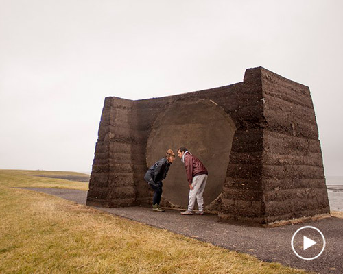 'grounded' installation explores the future of dutch terschelling polder