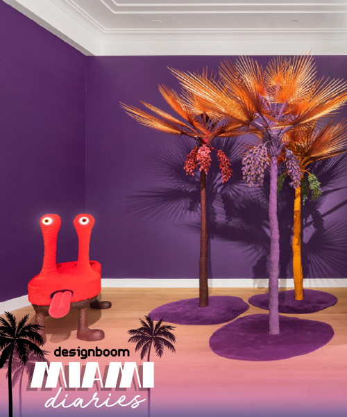 haas brothers bring hairy chaises + fantastical beaded chairs to the bass museum, miami
