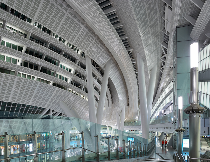 sculptural hong kong west kowloon station opens to the public