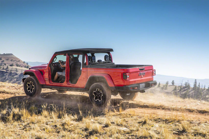 Jeep Unveils Its Gladiator A Cherry Red Open Air Dream