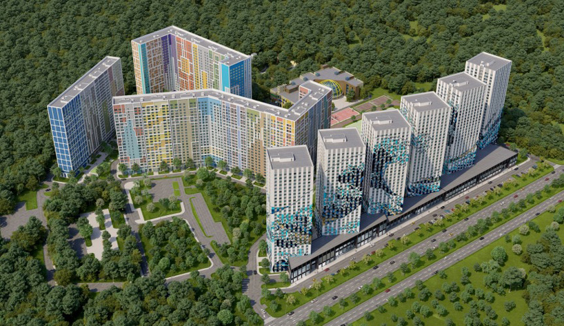 hokusai's 'great wave' emerges as a giant mural on building facade