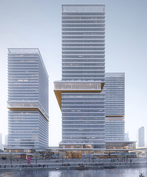 KPF reveals new mixed-use project in shanghai with cantilevered gallery spaces