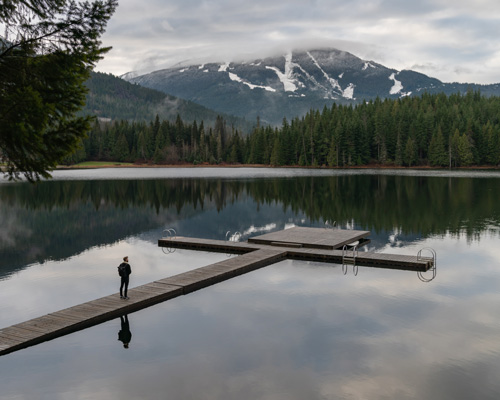 photographer minh T documents nature and architecture at a glass chalet in whistler