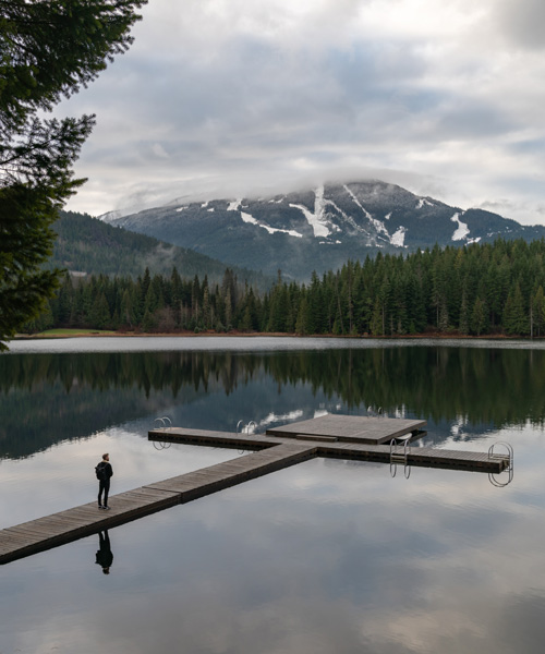 photographer minh T documents nature and architecture at a glass chalet in whistler