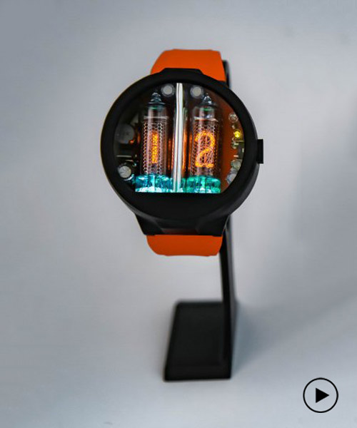 these watches use nixie tubes to display digits