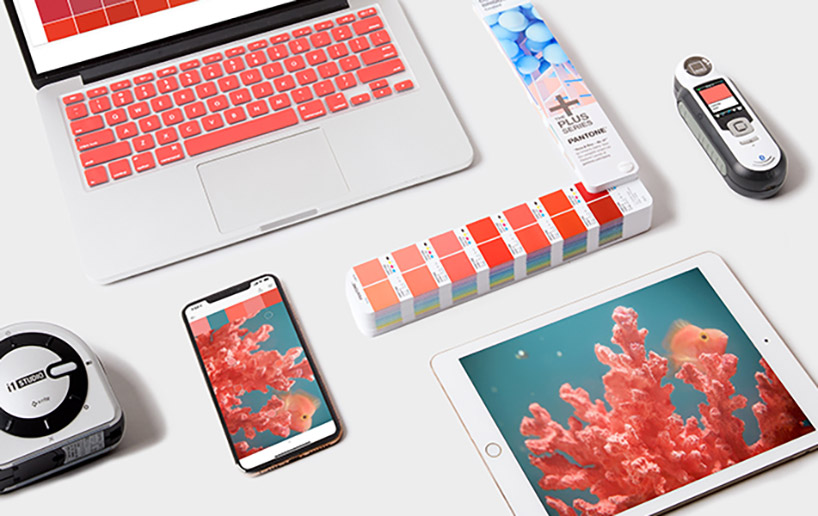 pantone announces 'living coral' as 2019 color of the year designboom