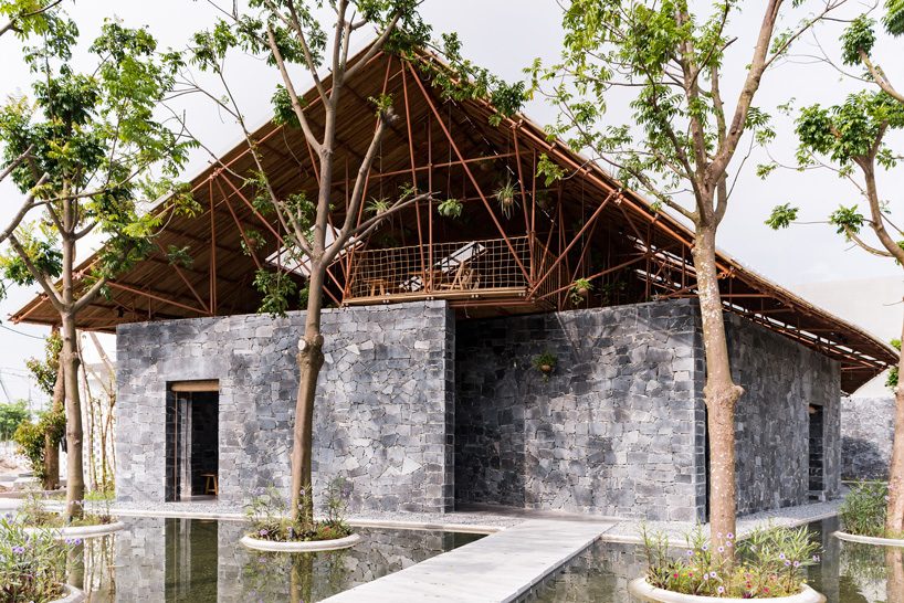 H&P architects builds cultural community space in vietnam out of waste materials and debris
