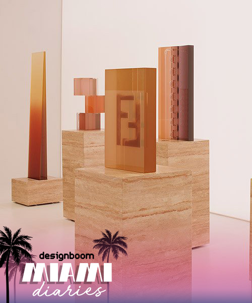 FENDI celebrates 10 years at design miami/ with sabine marcelis-designed sculpture series