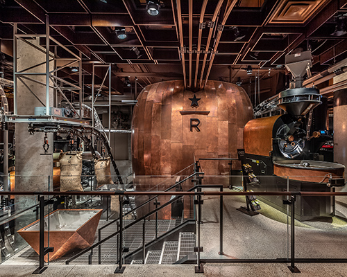 starbucks reserve roastery opens in new york's meatpacking district