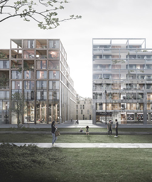 årstiderne and lendager's UN17 village in copenhagen will be built from recycled materials
