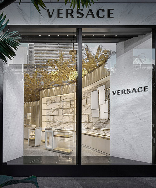 gwenael nicolas captures versace's complexity and diversity in new miami store