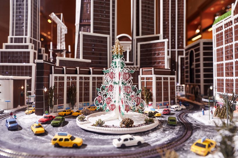 cake artist beatriz muller crafts gingerbread replica of new york city