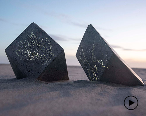designers light up concrete blocks on the beaches of san diego