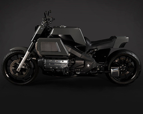 H garage honda valkyrie streetfighter custom-made for secret client