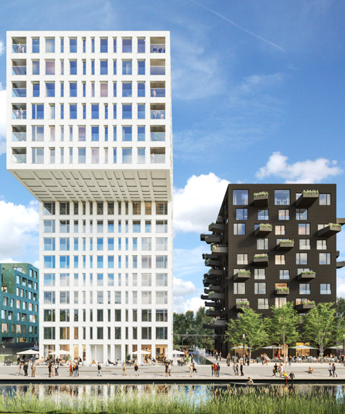MVRDV to transform amsterdam office complex into green residential neighborhood