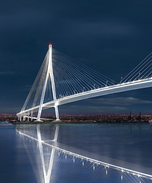 AECOM to build the longest cable-stayed bridge in north america