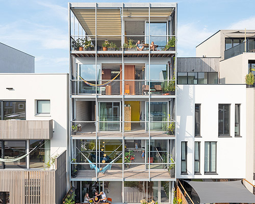 BETA constructs the '3 generation house' in amsterdam with an open-plan façade