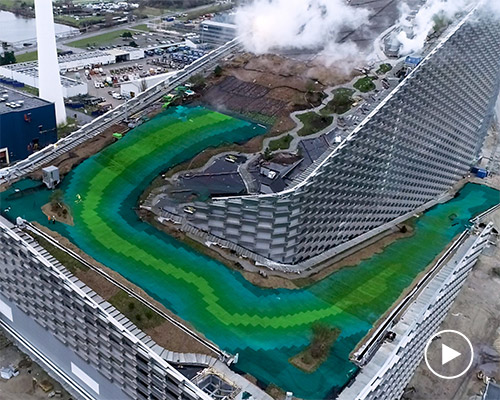 ski slopes tested on BIG's waste-to-energy plant in copenhagen