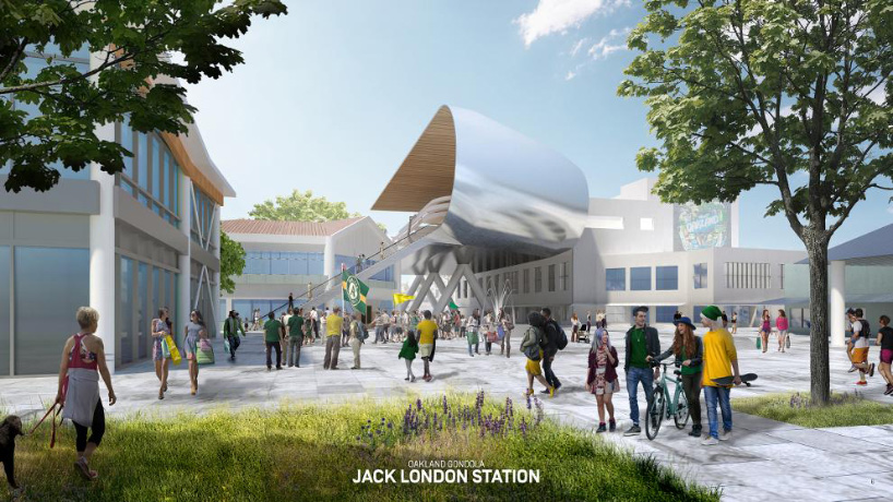 BIG to connect oakland’s new ballpark with gondola lifts