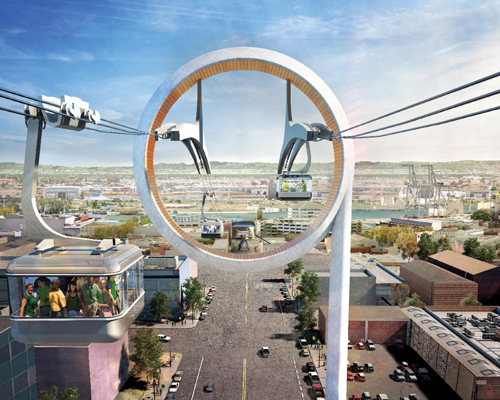 bjarke ingels group plans to connect oakland's new ballpark with gondola lift system