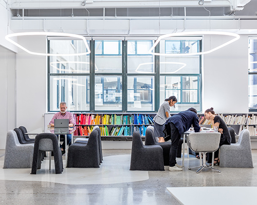 bjarke ingels group unveils its new york headquarters in DUMBO