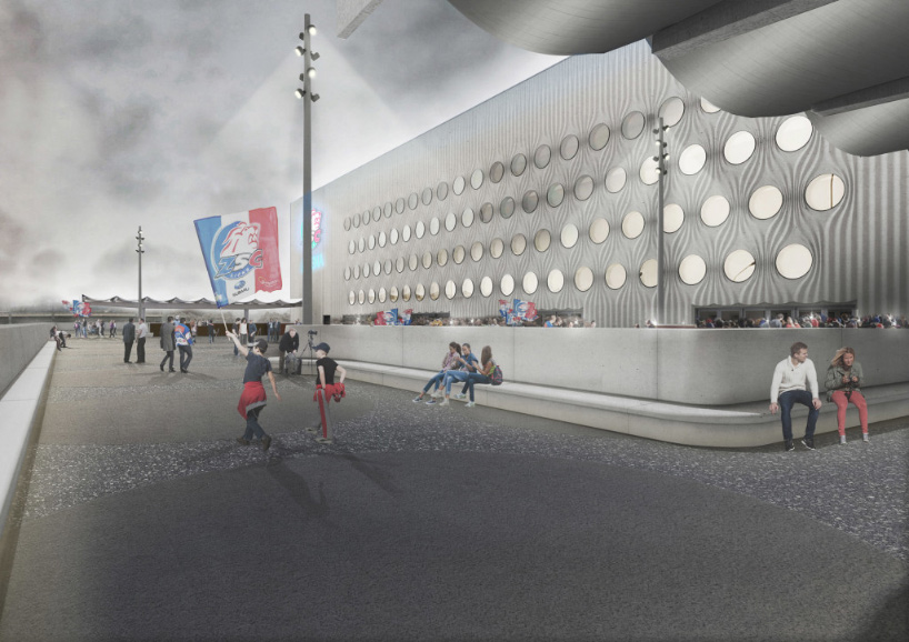 caruso st john designs ice hockey arena for zurich s ZSC lions