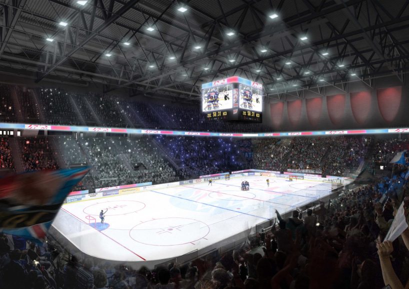 caruso st john designs ice hockey arena for zurich s ZSC lions