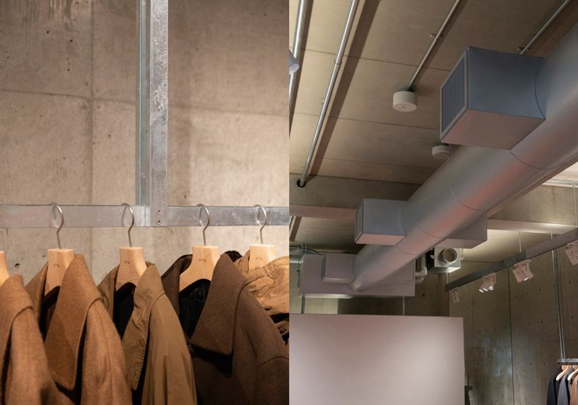 CASE-REAL applies exposed concrete in tokyo's ATON AOYAMA boutique