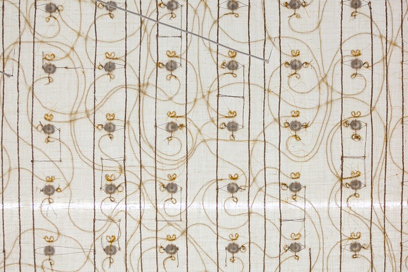irene posch + ebru kurbak build programmable computer using golden thread embroidery