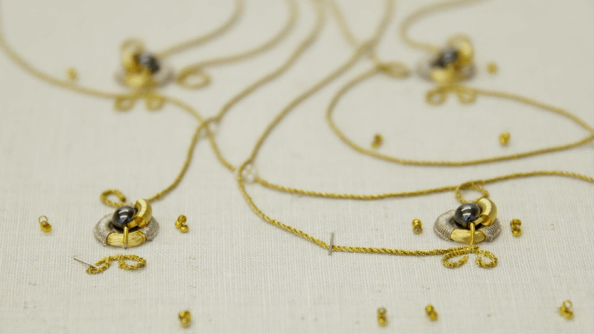 irene posch + ebru kurbak build programmable computer using golden thread embroidery