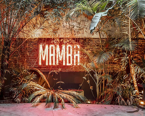 estudio HMA's mamba bar fuses oxidised iron tones with greenery in buenos aires