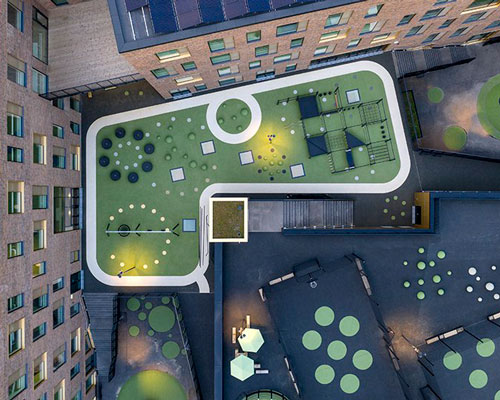 european school copenhagen clad with red bricks reflects its historical context