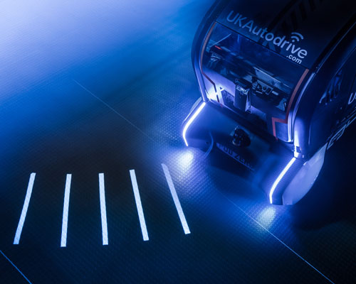 jaguar's self-driving car projects its next move onto the road ahead