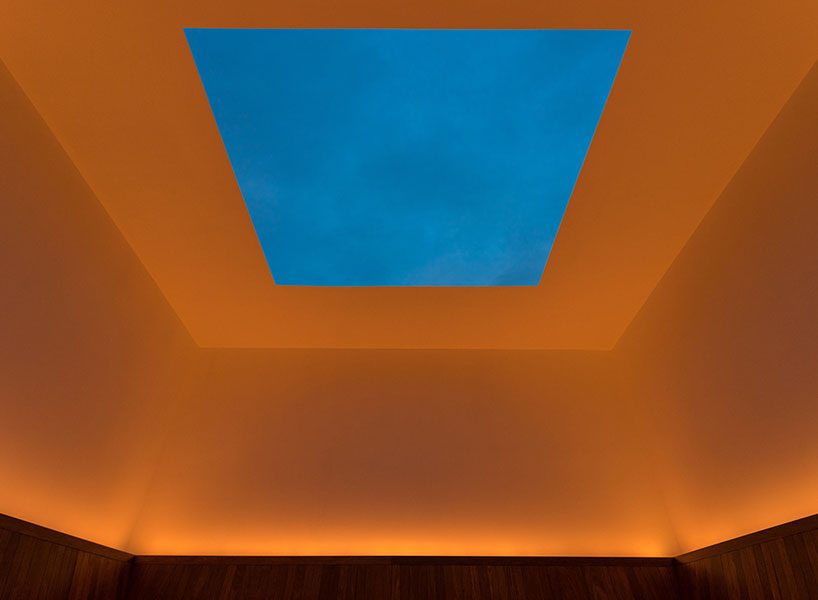 light artist James Turrell debuts the permanent installation 