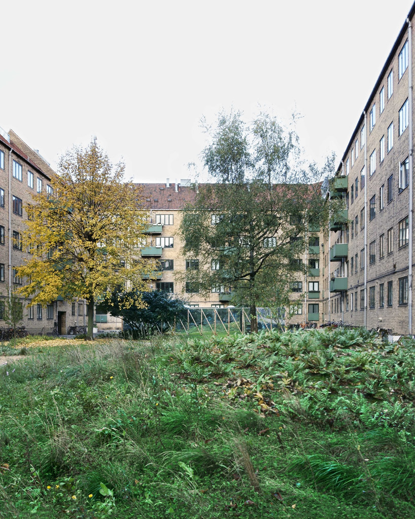 johansen skovsted transforms common courtyard into a community space in copenhagen