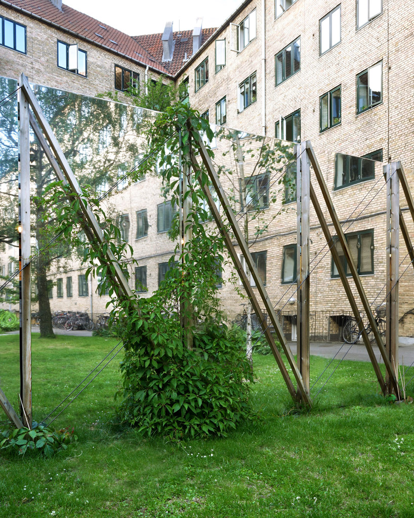 johansen skovsted transforms common courtyard into a community space in copenhagen