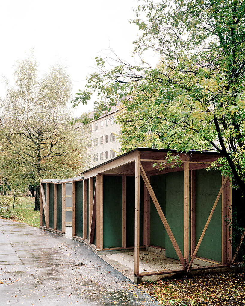 johansen skovsted transforms common courtyard into a community space in copenhagen