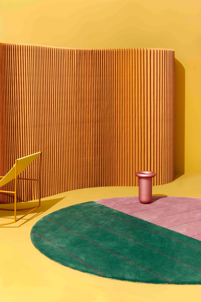 kasthall launches colorful striped rug collection in collaboration with sight unseen