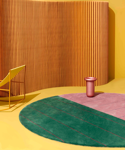 kasthall launches colorful striped rug collection in collaboration with sight unseen