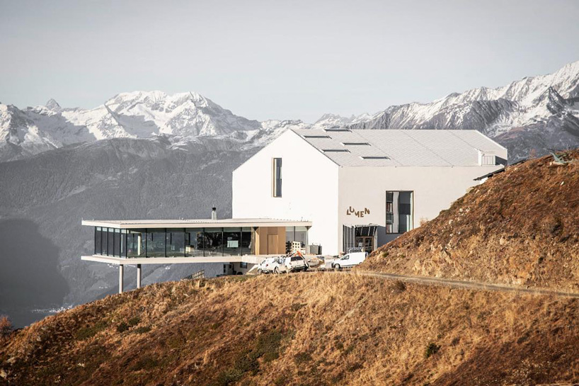 lumen museum of mountain photography sits on top of the dolomites