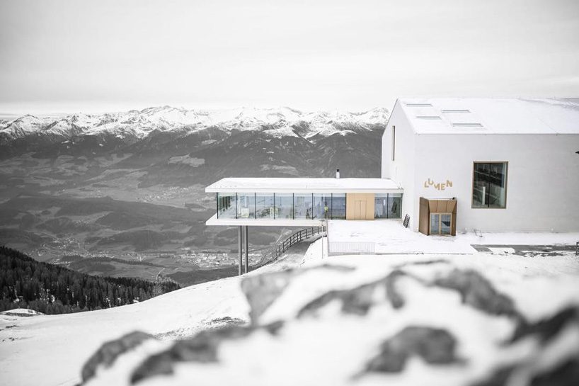 lumen museum of mountain photography sits on top of the dolomites