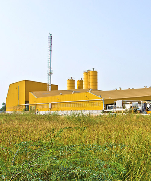 iksoi design studio's yellow factory makes bold statement in rural india